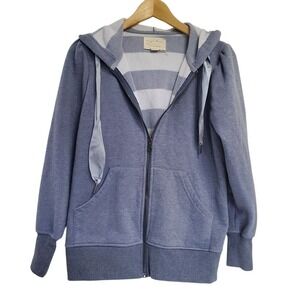 Evy's Tree Women The Brianna Full Zip Hoodie Sweatshirt Size S Purple/Blue Comfy